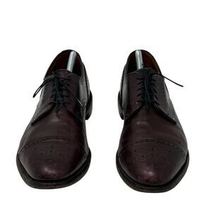 Allen Edmond Mens size 11.5 Burgundy Wingtip McAllister 81375